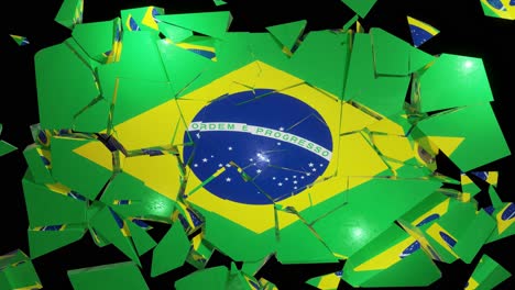 Brasilianische-Flagge-Zusammenbruch-Brasilien-4k